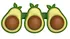 Avocado mint toy 3-in-1 Cat Nip
